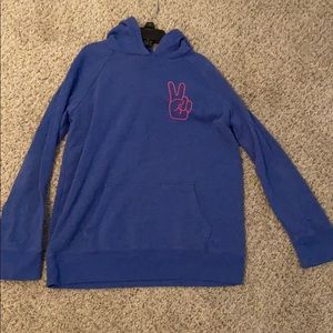 Blue hoodie size 10/12